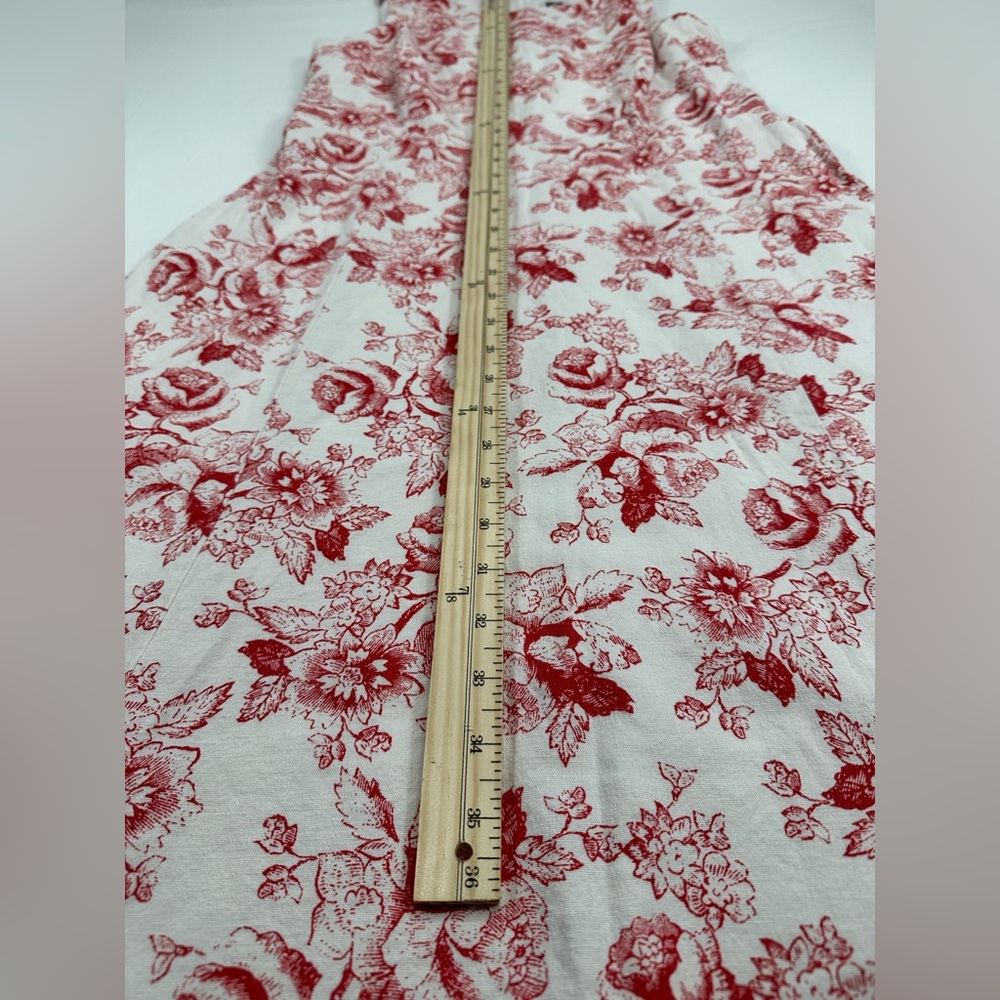 ANNE KLEIN Sleeveless Floral linen Dress Sz10 vibrant super light! A-16 - Picture 10 of 16